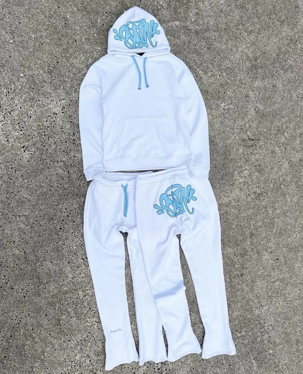 Synaworld white/blue tracksuit 시나월드 트랙수트